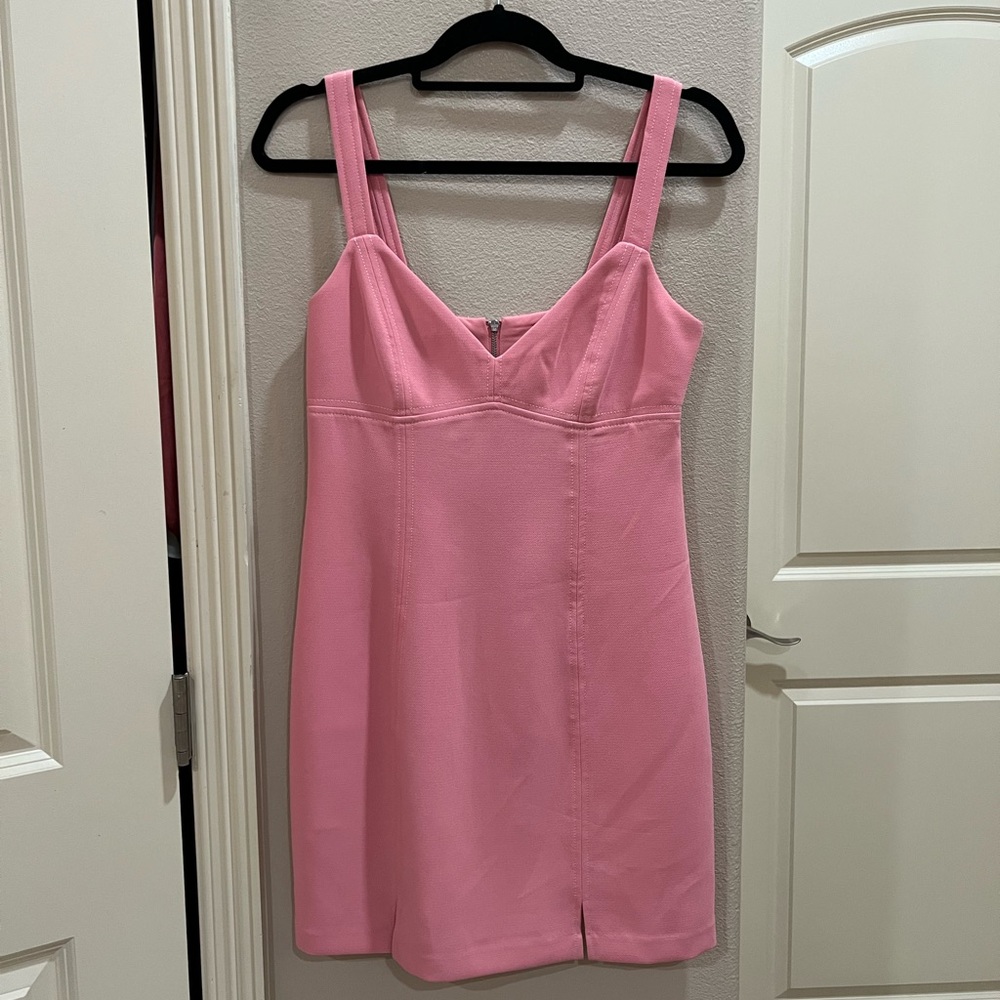 BCBG stitched bodycon dress